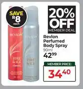 Dis-Chem Revlon Perfumed Body Spray-90ml offer