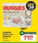 Dis-Chem Huggies Extra Care Nappies-Per Pack offer