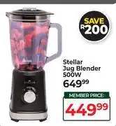 Dis-Chem Stellar Jug Blender 500W offer
