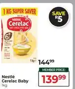 Dis-Chem Nestle Cerelac Baby-1kg offer