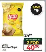 Dis-Chem Lay's Potato Chips-For 2 x 120g offer