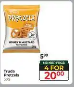 Dis-Chem Truda Pretzels-For 4 x 30g offer