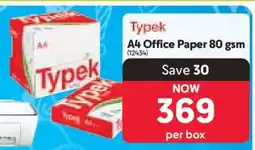 Makro Typek A4 Office Paper 80 gsm offer