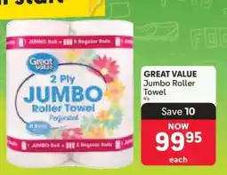 Makro GREAT VALUE Jumbo Roller Towel 4's offer