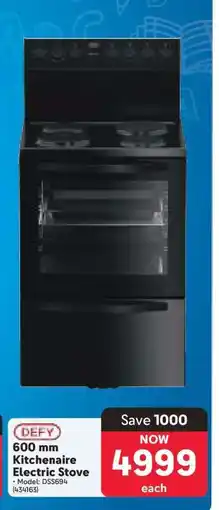 Makro Defy 600 mm Kitchenaire Electric Stove offer