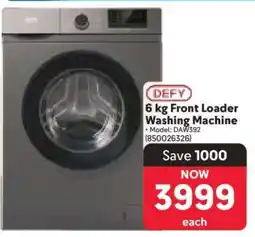 Makro Defy 6 kg Front Loader Washing Machine offer