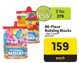 Makro 86-Piece Building Blocks offer