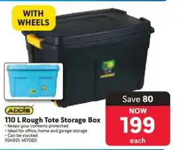 Makro ADDIS 110 L Rough Tote Storage Box offer