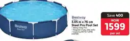 Makro Bestway 3.05 m x 76 cm Steel Pro Pool Set offer