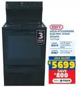 Russells Defy 60cm Kitchenaire Electric Stove DSS694 10272368 offer