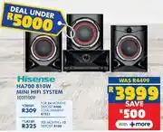 Russells Hisense HA700 810W Mini HiFi System 10311009 offer