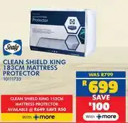 Russells Sealy Clean Shield King 183cm Mattress Protector 10111733 offer