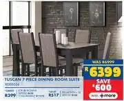 Russells Tuscan 7 Piece Dining Room Suite 10305556 offer