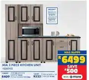 Russells Mia 3 Piece Kitchen Unit 10280102 offer