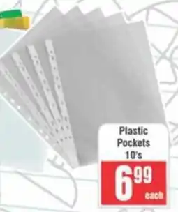 Frontline Plastic Pockets offer