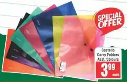 Frontline Castello Carry Folders Asst. Colours offer