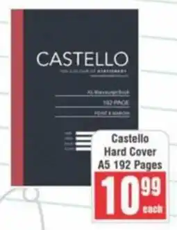 Frontline Castello Hard Cover A5 192 Pages offer