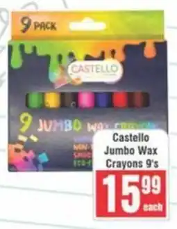 Frontline Castello Jumbo Wax Ice Crayons offer