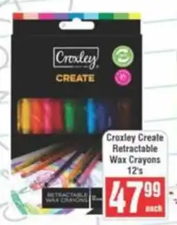 Frontline Croxley Create Retractable Wax Crayons offer