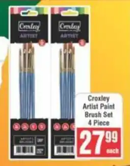 Frontline Croxley Artist Paint Brush Set offer