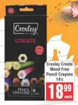 Frontline Croxley Create Wood Free Pencil Crayons offer