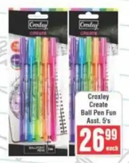 Frontline Croxley Create Ball Pen Fun offer
