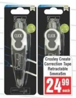 Frontline Croxley Create Correction Tape Retractable offer