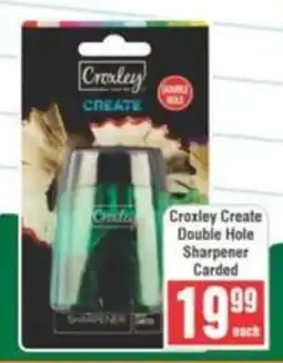 Frontline Croxley Create Double Hole Sharpener Carded offer