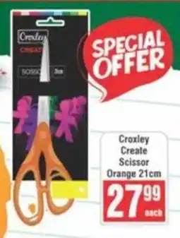 Frontline Croxley Create Scissor Orange offer