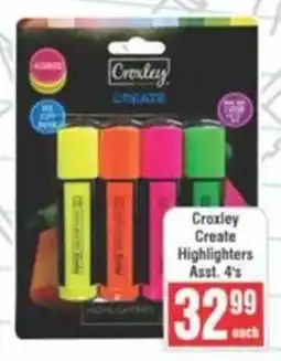 Frontline Croxley Create Highlighters offer