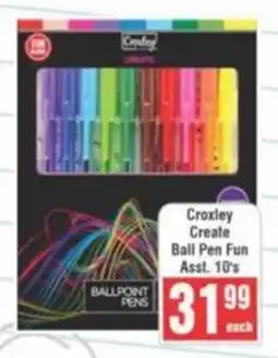 Frontline Croxley Create Ball Pen Fun offer