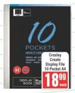 Frontline Croxley Create Display File 10 Pocket A4 offer