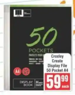Frontline Croxley Create Display File 50 Pocket A4 offer
