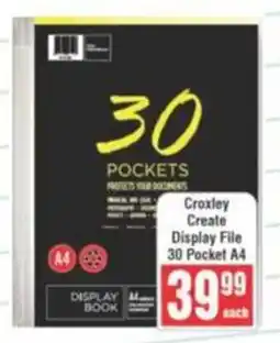 Frontline Croxley Create Display File 30 Pocket A4 offer
