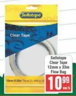 Frontline Sellotape Clear Tape Flow Bag offer