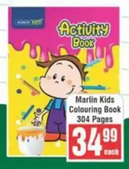 Frontline Marlin Kids Colouring Book 304 Pages offer
