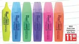 Frontline M&G Point Liner Highlighters offer