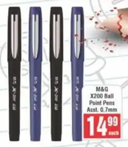 Frontline M&G X200 Ball Point Pens offer