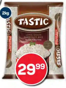 Pick n Pay Tastic Long Grain Parboiled Rice offer