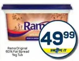 Pick n Pay Rama Original 60% Fat Spread Tub offer