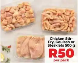 Food Lover's Market Chicken Stir-Fry, Goulash or Steaklets offer