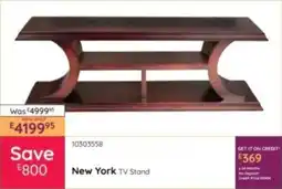 Bradlows New York TV Stand offer