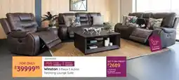 Bradlows Winston 5 Action Reclining Lounge Suite offer