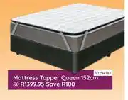 Bradlows Sleepmasters Mattress Topper Queen 152cm 10294187 offer