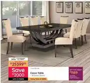 Bradlows Cassa Table + 8 Cassa Chairs offer
