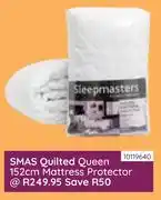 Bradlows Sleepmasters Quiltd Queen 152cm Mattress Protector 10119640 offer