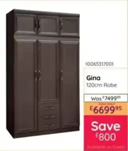 Bradlows Gina Robe offer