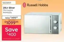 Bradlows Russell Hobbs Silver Microwave offer