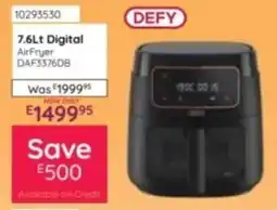 Bradlows Defy Digital AirFryer offer