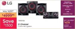 Bradlows LG 2.1 Channel CJ45N HiFi System offer